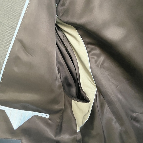 S. Cohen men’s Blazer Reagan Taupe brown Formal Business Casual Old money Sz 50s - Picture 7 of 15